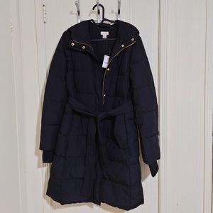 J. Crew  factory puffer coat, size XS, NWT